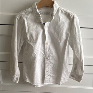 Zara Kids White Button Down Shirt